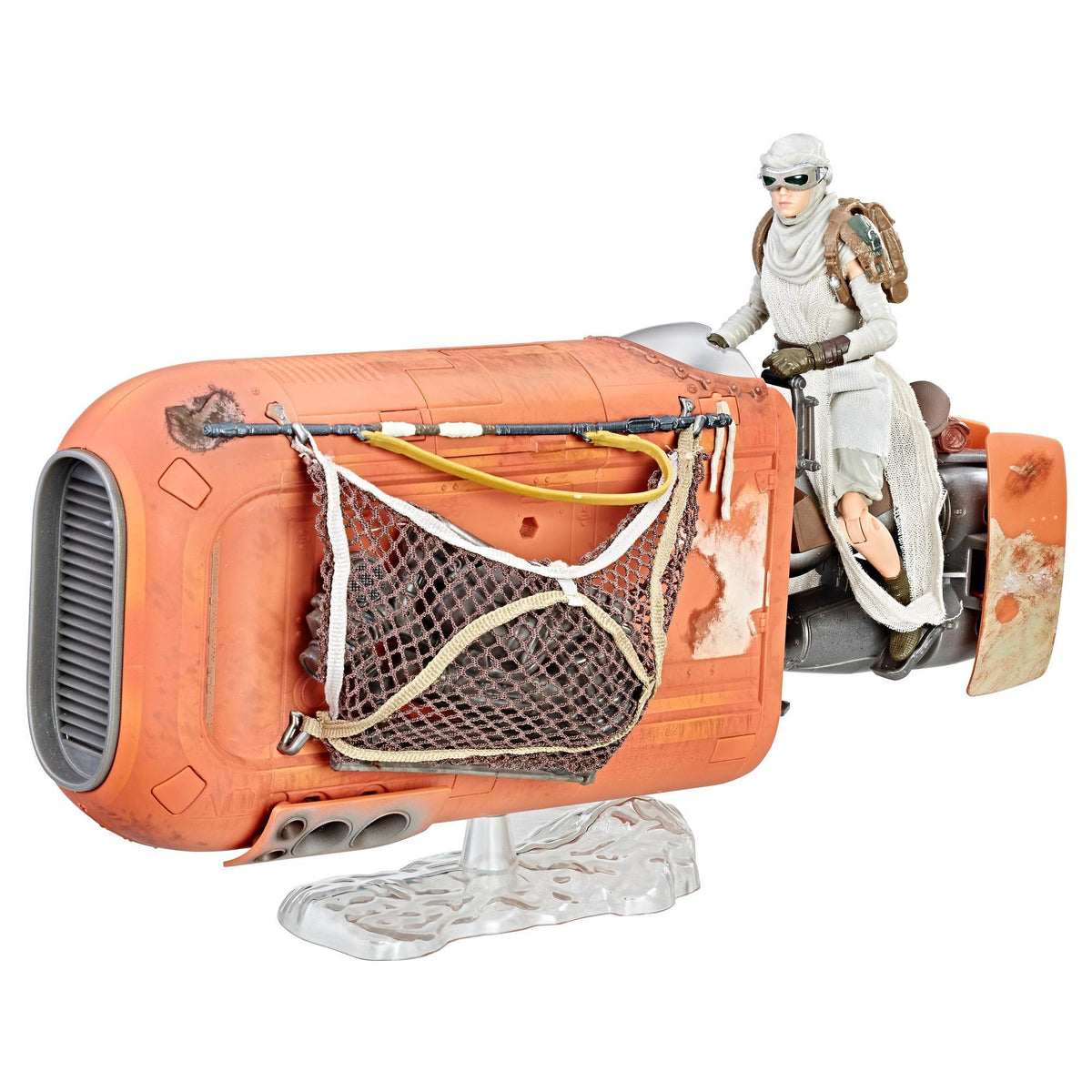 Star Wars The Black Series Rey's Speeder (Jakku) and Figure