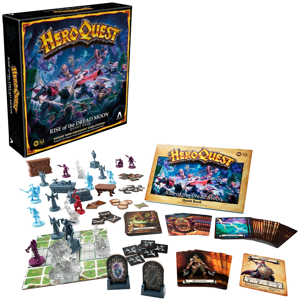Avalon Hill HeroQuest Rise of the Dread Moon Quest Pack Game