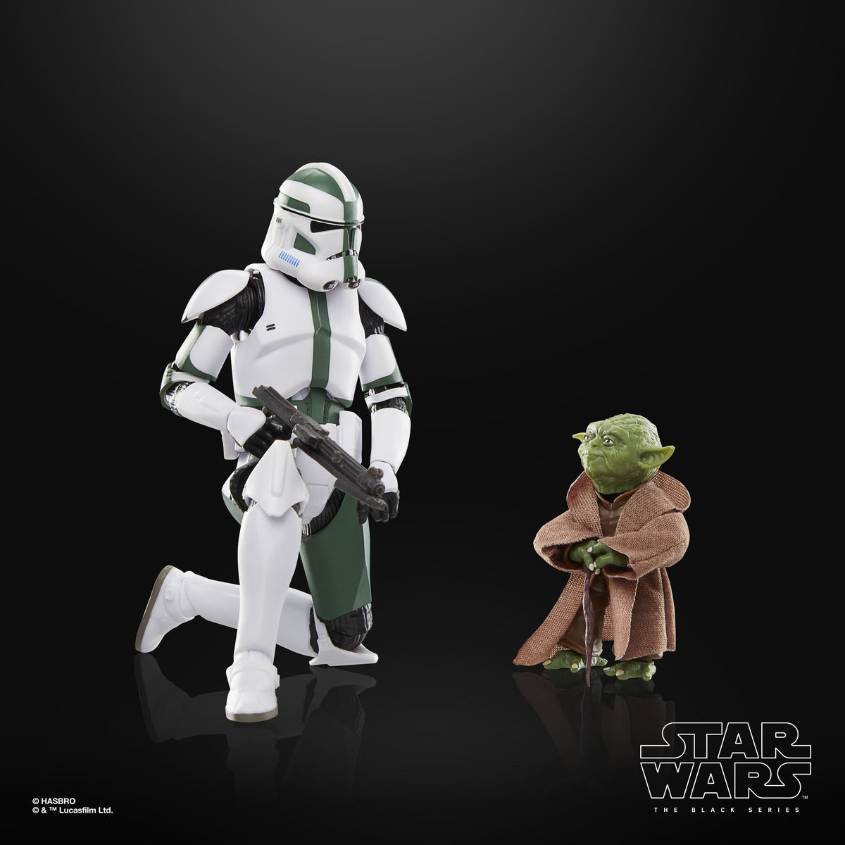 Star Wars The Black Series Yoda & Clone Commander Gree